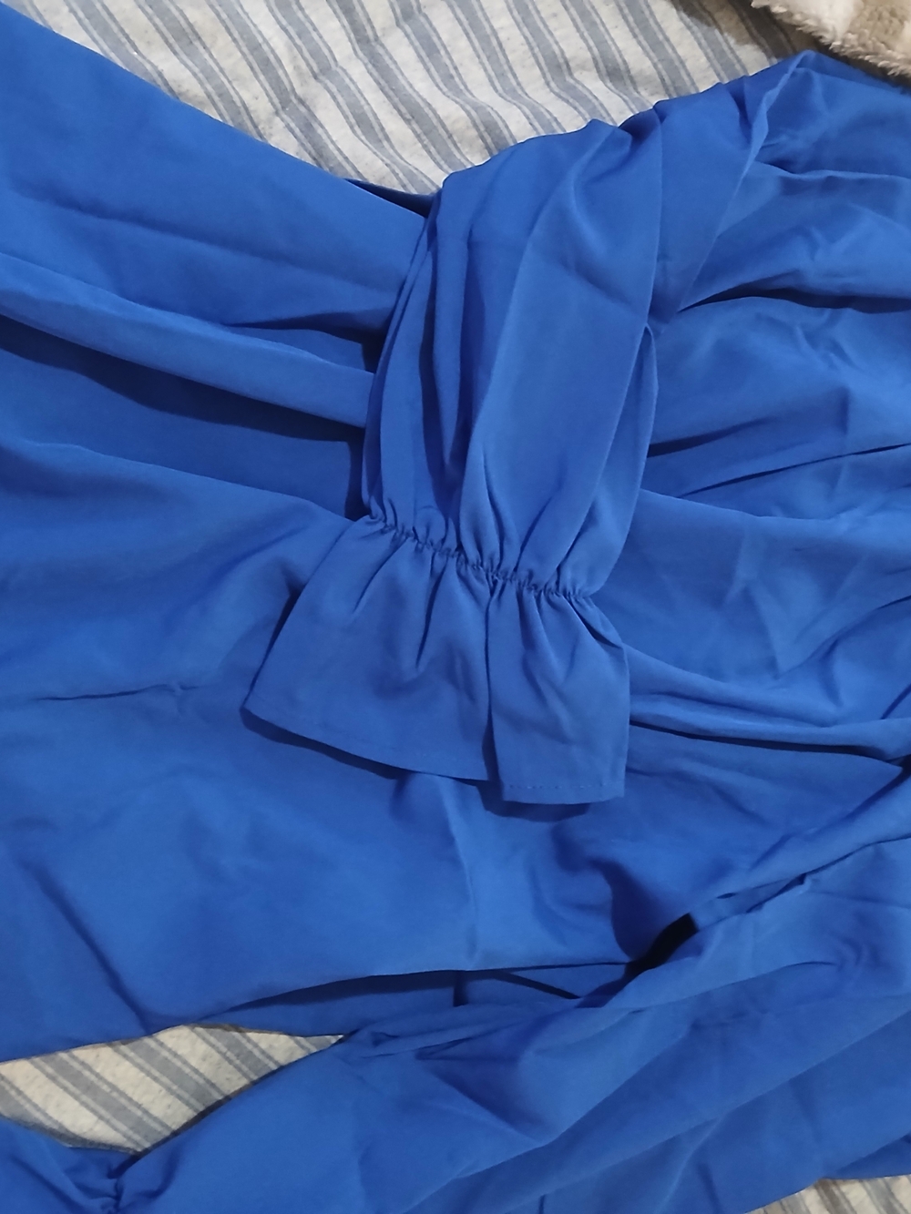 Blue Women's Long Sleeve Blouse